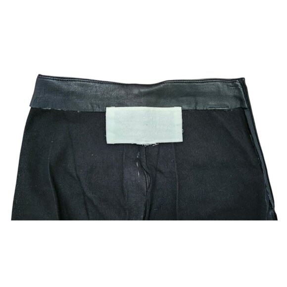 Maison Martin Margiela x H&M BLACK LEATHER LEGGINGS PANTS Size XS - Picture 11 of 16